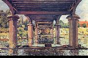 Alfred Sisley Unter der Brucke von Hampton Court oil painting artist